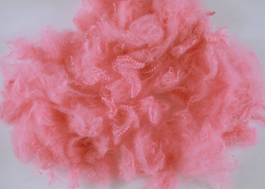 Roze Gerecycleerde Polyesterstapelvezel voor Niet-geweven de Matrasstof van Tapijtdekens