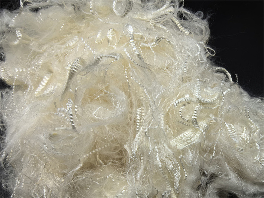 Witte polyfenyleensulfide vezelcomposite met een hoge treksterkte